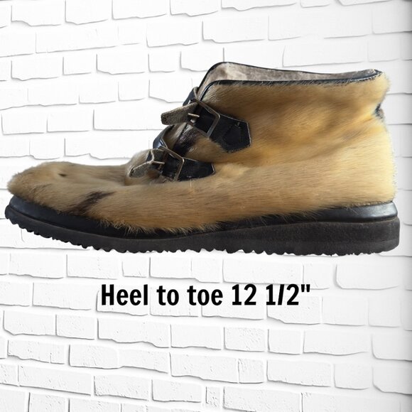 Rare Vintage Capitol Sealskin Boots  Made in Canada  Men's Size 11 - Picture 3 of 9